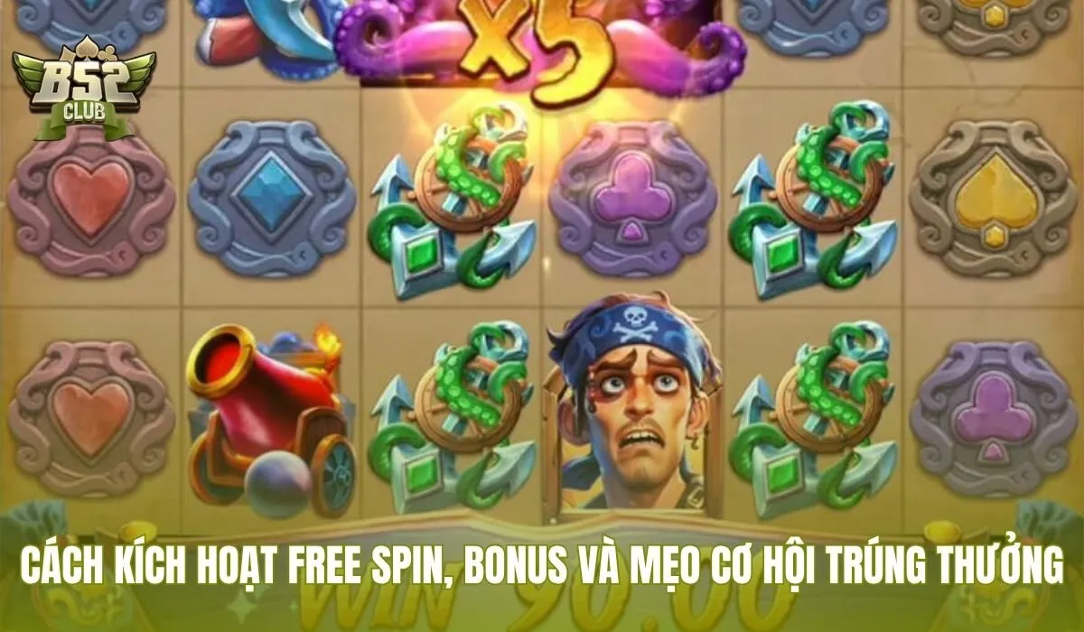 Free Spin và Bonus trong Đại Hải Trình hai cơ chế thưởng riêng biệt