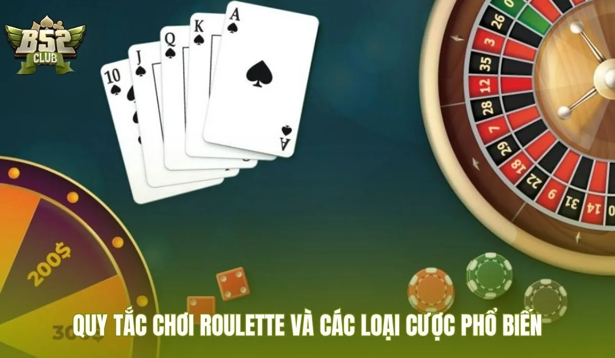 Cách chơi Roulette B52 Club phân biệt cược trong và cược ngoài